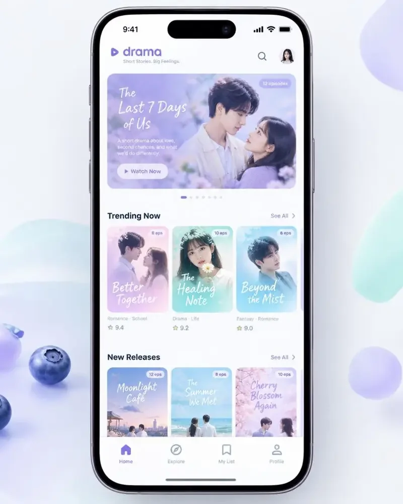 最全短剧网站 APP 界面预览
